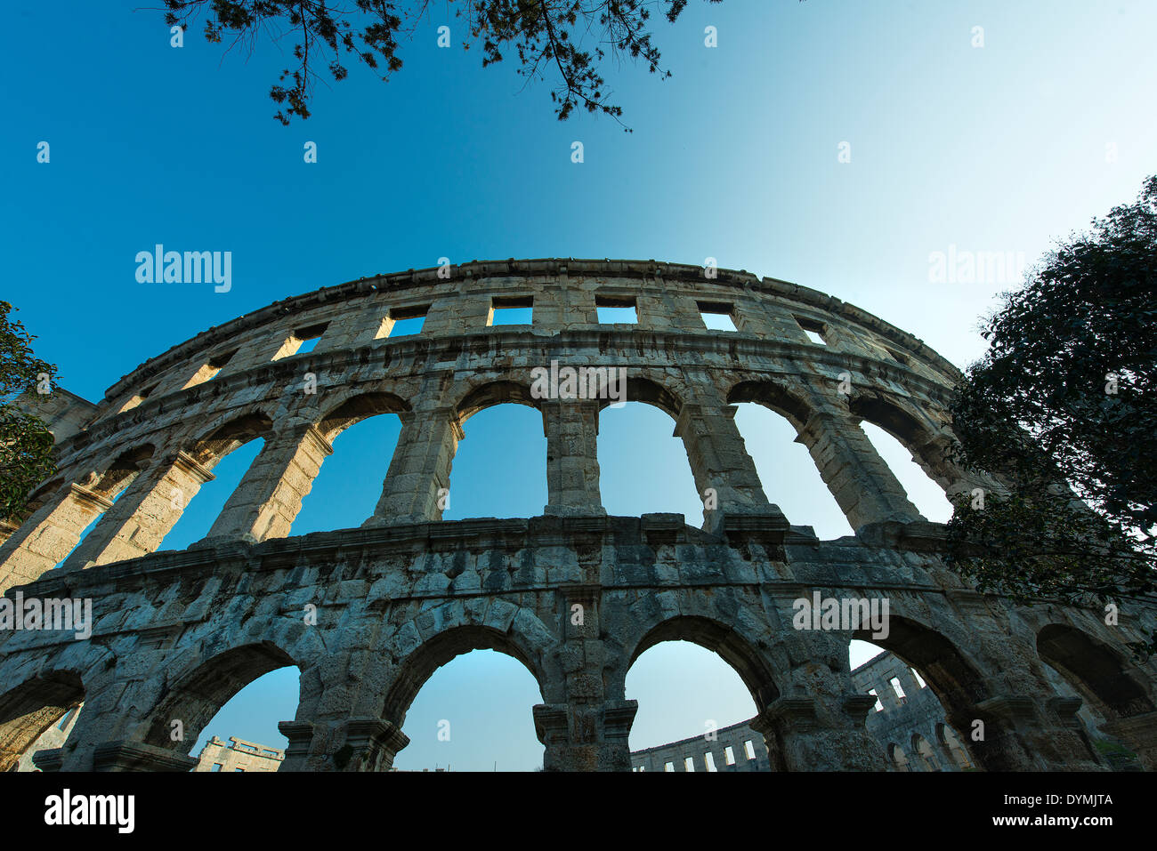 L'Arena di Pola, Croazia Foto Stock