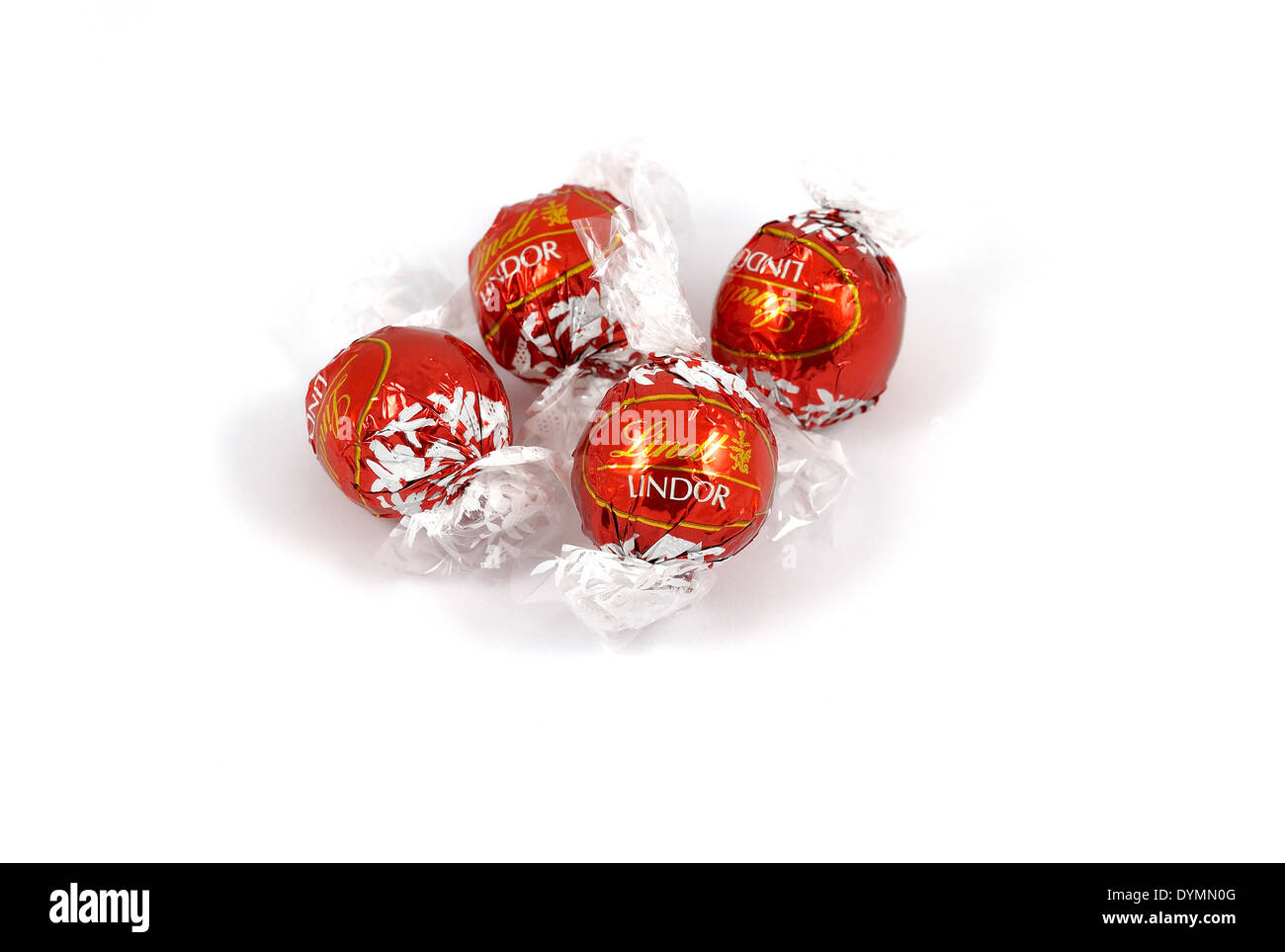 Lindt Lindor cioccolatini incartati Foto Stock