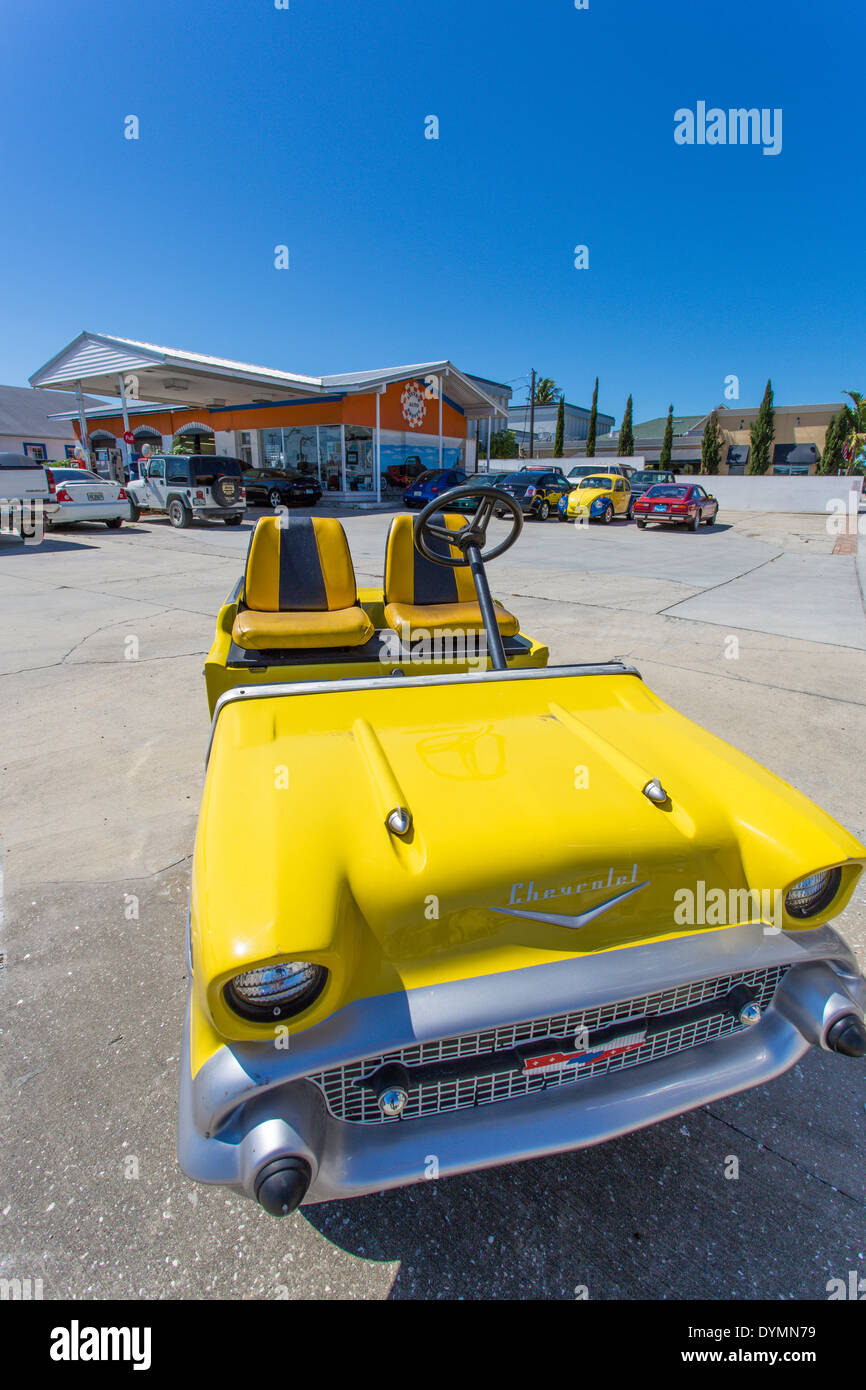 57 Chevy golf cart in Punta Gorda Florida Foto Stock