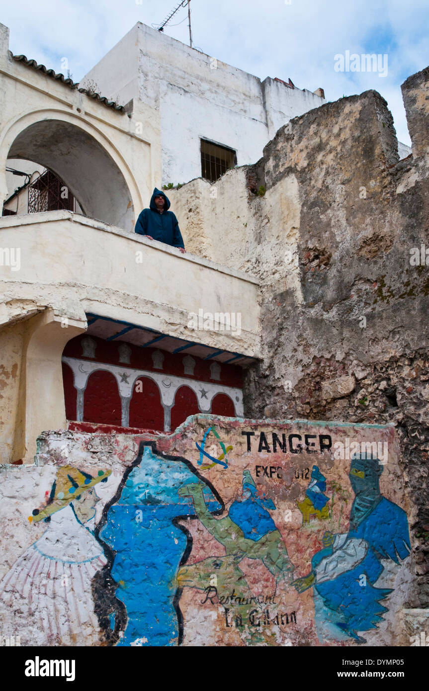 Kasbah, Tangeri, Marocco, Africa del Nord Foto Stock