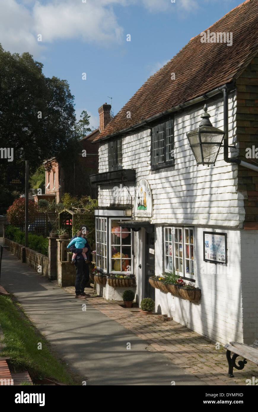 Hartfield East Sussex Regno Unito. Pooh Corner shop HOMER SYKES Foto Stock