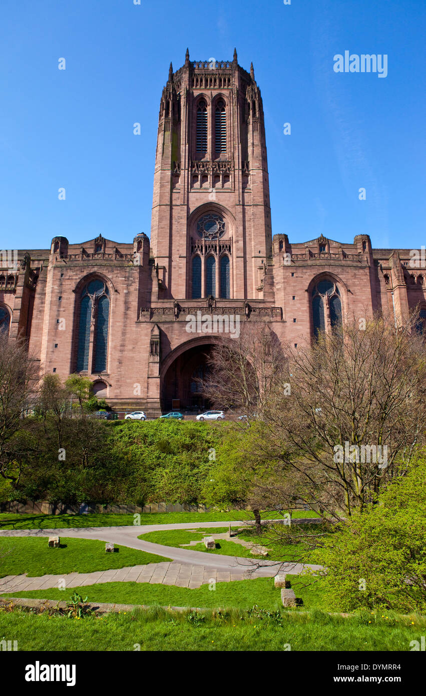 Il Liverpool impressionante Cattedrale Anglicana. Foto Stock