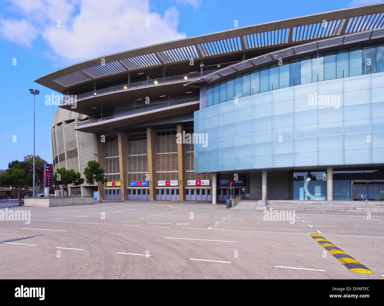 Estadi del F.C. Barcellona - Camp Nou - uno stadio di calcio di Barcellona, in Catalogna, Spagna Foto Stock