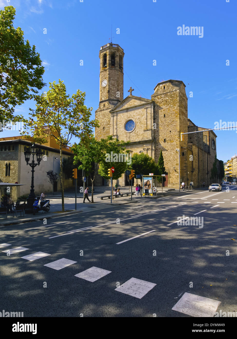 Parroquia San Vincente de Sarria - Chiesa di Barcellona, in Catalogna, Spagna Foto Stock