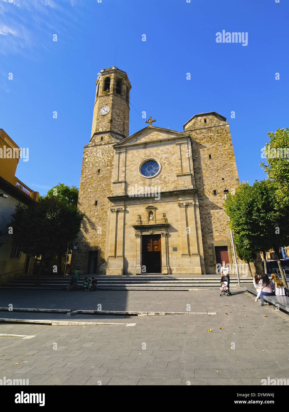 Parroquia San Vincente de Sarria - Chiesa di Barcellona, in Catalogna, Spagna Foto Stock