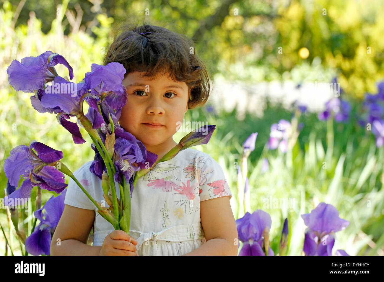 Bambina. 3 4 anni. Foto Stock