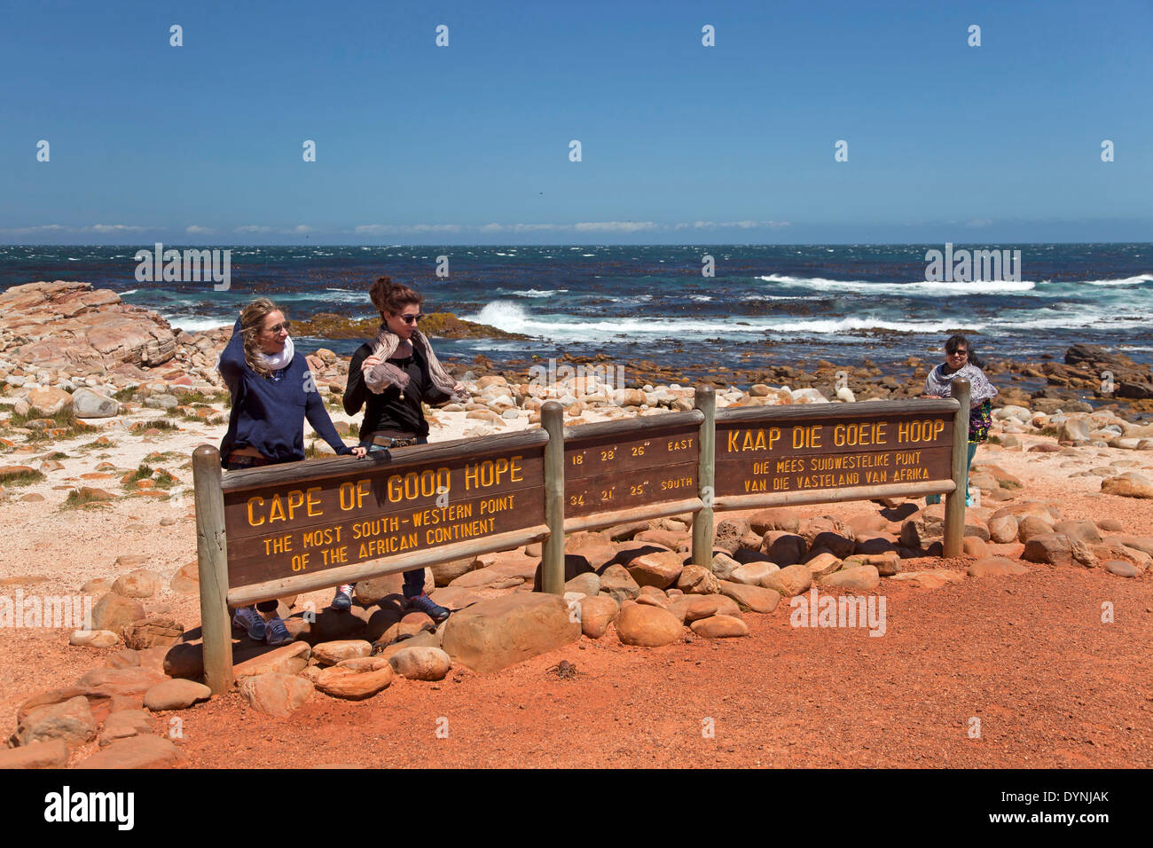 Capo di Buona Speranza a Cape Point, Città del Capo, Western Cape, Sud Africa Foto Stock