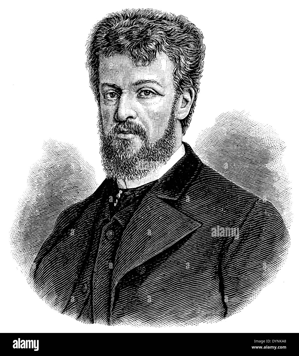 Friedrich August Kaulbach (sopportato il 2 giugno 1850) Foto Stock