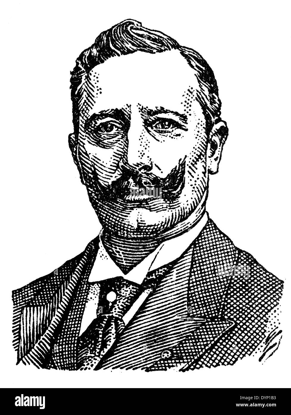 Wilhelm II (1859-1941), ultimo imperatore tedesco (Kaiser) e re di Prussia, illustrazione da enciclopedia sovietica, 1928 Foto Stock