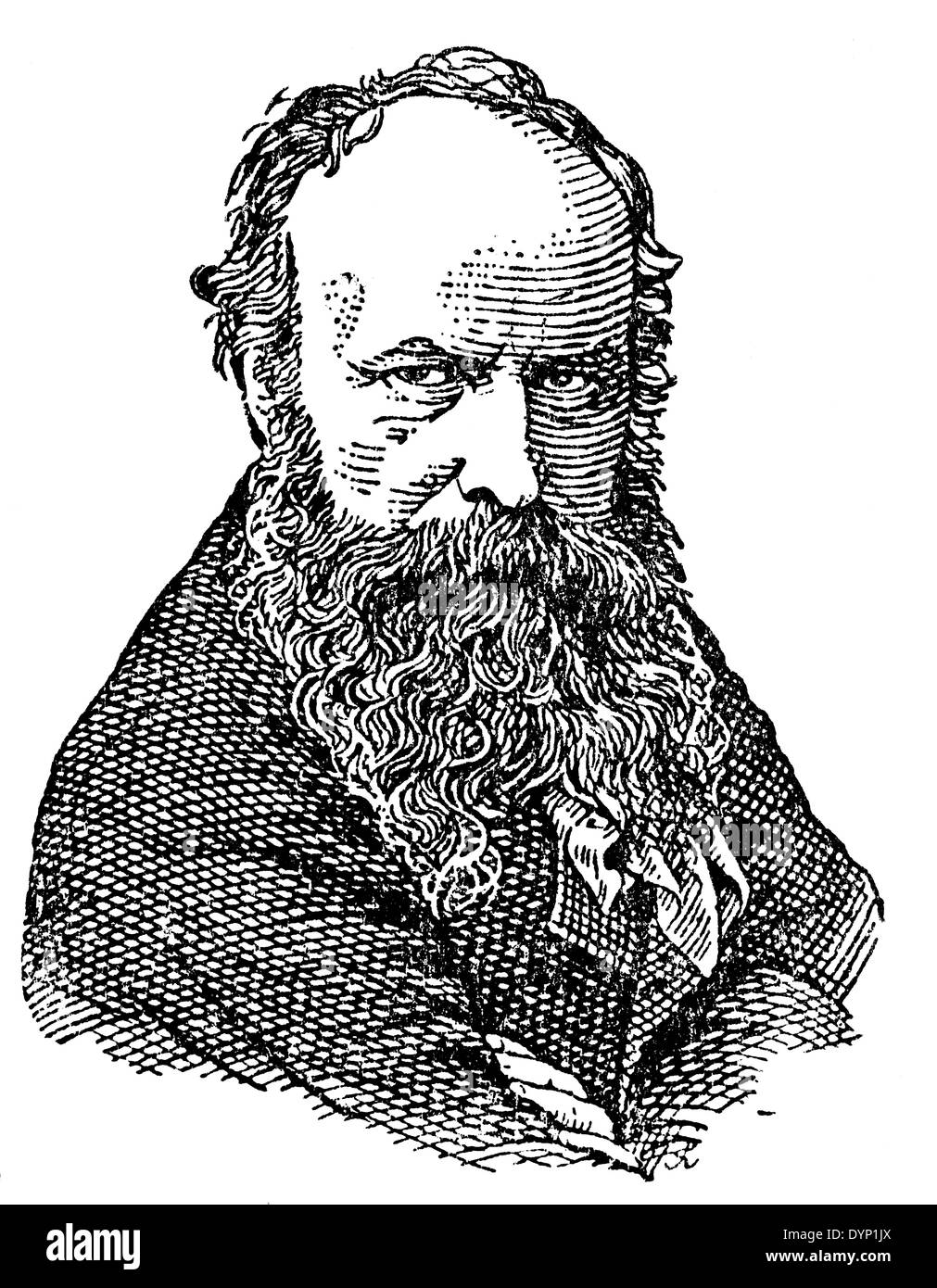 Vasily Vereshchagin (1842-1904), guerra russa artista, illustrazione da enciclopedia sovietica, 1928 Foto Stock