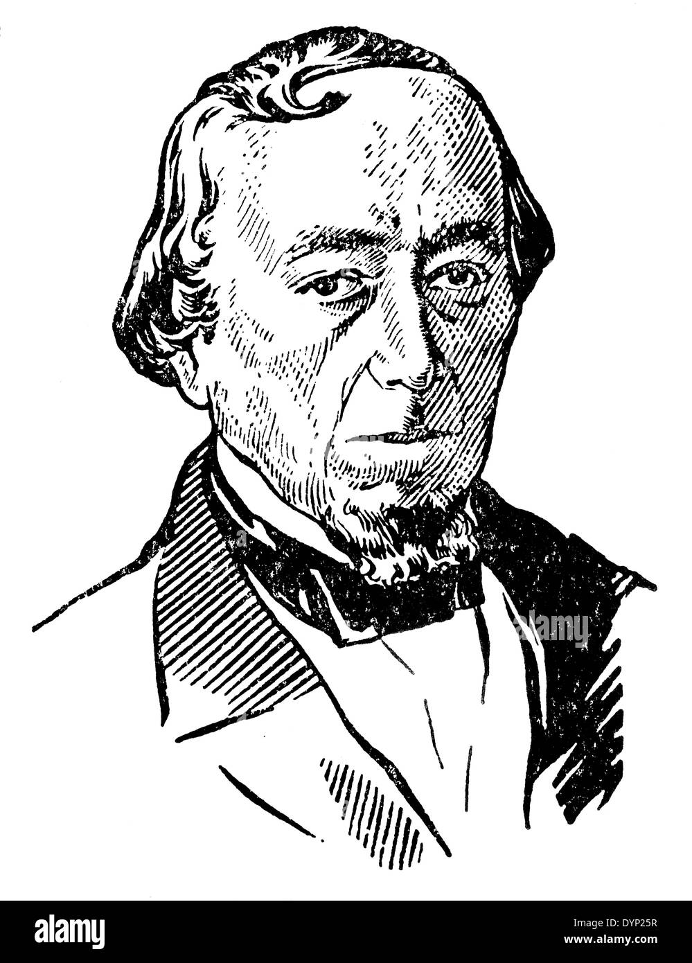 Benjamin Disraeli (1804-1881), inglese il Primo ministro, illustrazione da enciclopedia sovietica, 1927 Foto Stock