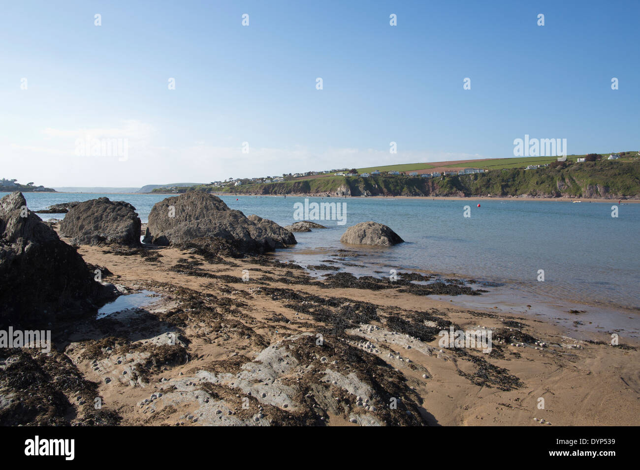 Bantham Beach, South Devon, Inghilterra, Regno Unito Foto Stock
