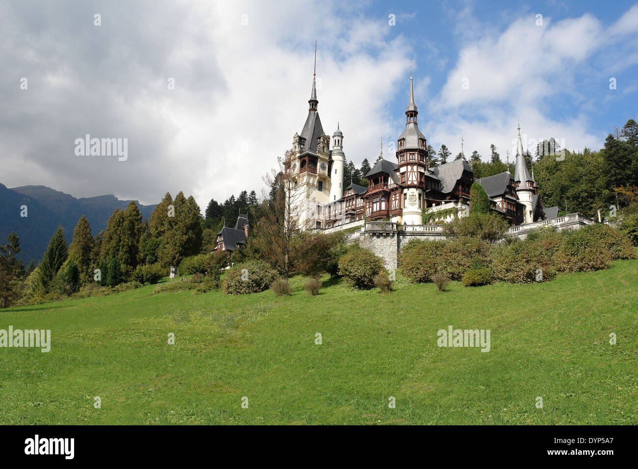 Il Palazzo di Peles. Sinaia. La Romania. I Carpazi. Foto Stock