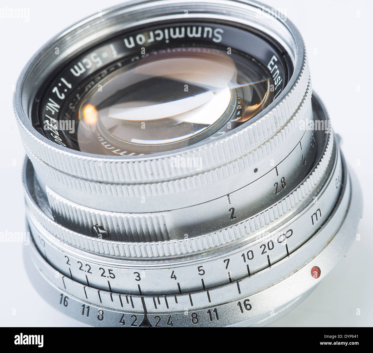 Leica Summicron lens Foto Stock