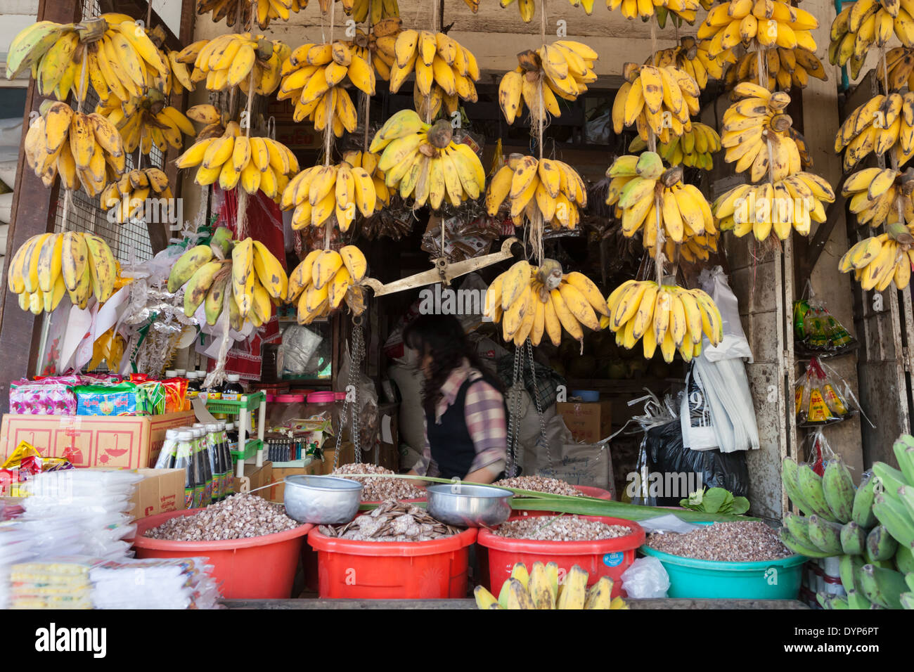 In stallo Pyin U Lwin, Mandalay Regione, Myanmar (Birmania) Foto Stock