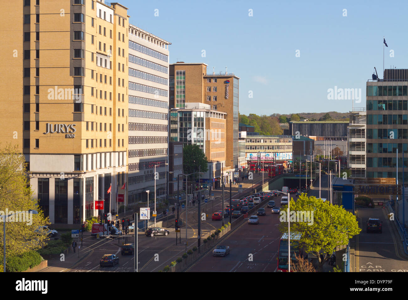 Jurys Inn a Wellesley Road, Croydon - Aprile 2014 - Immagine da Christopher Holt di Londra Inghilterra REGNO UNITO Foto Stock