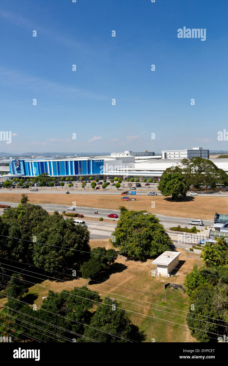 Vista su Angeles City, Luzon, Filippine Foto Stock