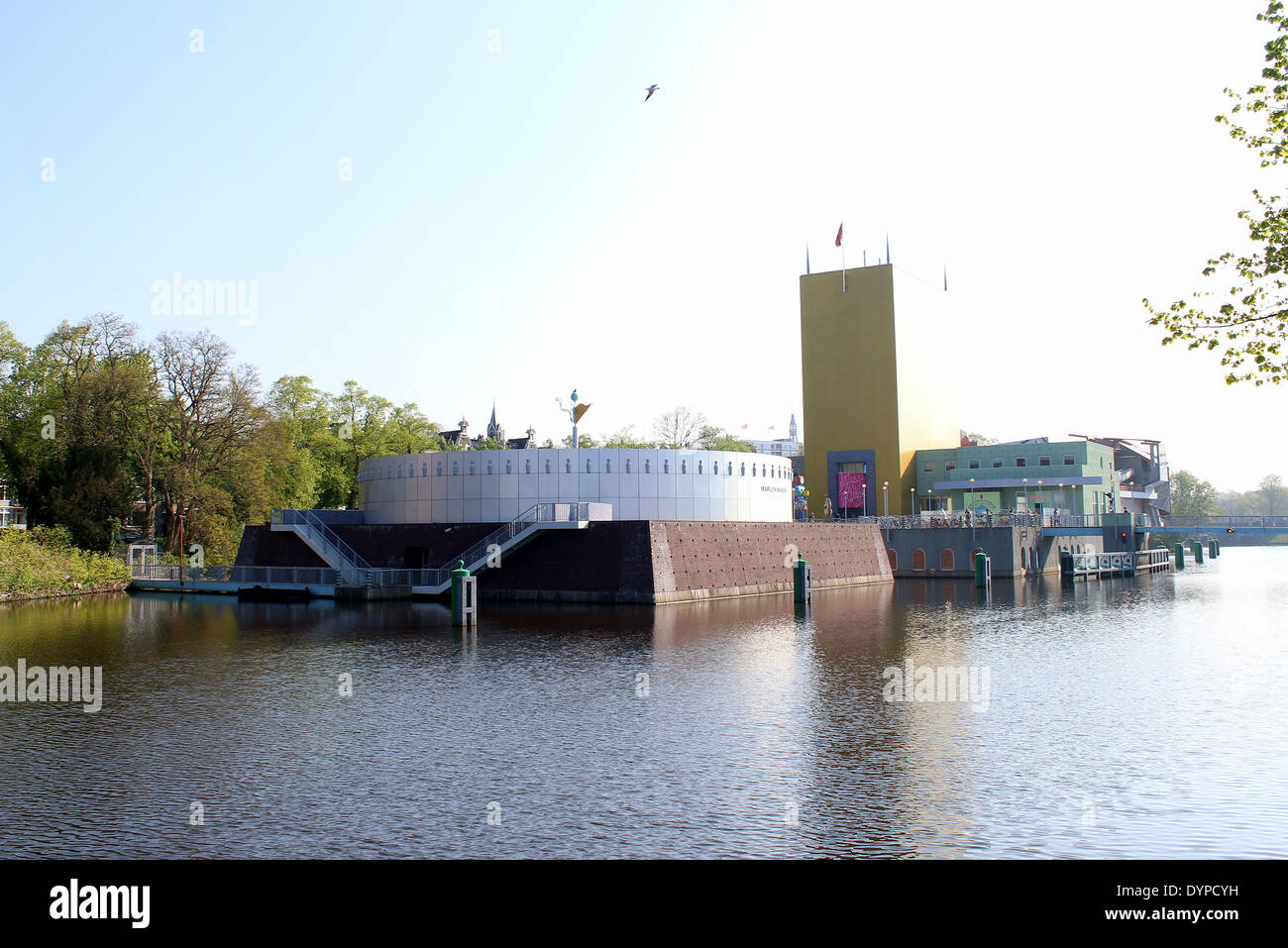 Groninger Museum, il modernista museo di arte contemporanea a Groningen, Paesi Bassi Foto Stock