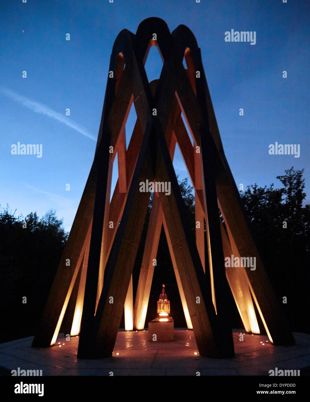 I sufi Memorial, Banbury, Regno Unito. Architetto: Borheh, 2013. Foto Stock