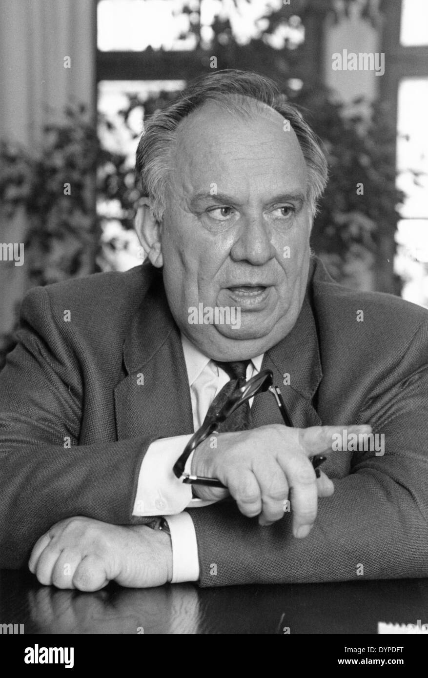 Candidato (CSU) Bletschacher Gerhard, 1992 Foto Stock