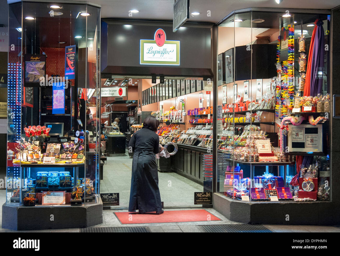 Leysieffer pasticceria sul Koenigsallee Duesseldorf, Germania Foto Stock