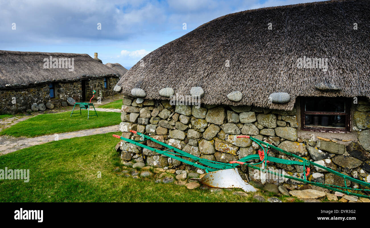 Skye Museo di Vita sull'isola, Kilmuir, Isola di Skye in Scozia Foto Stock