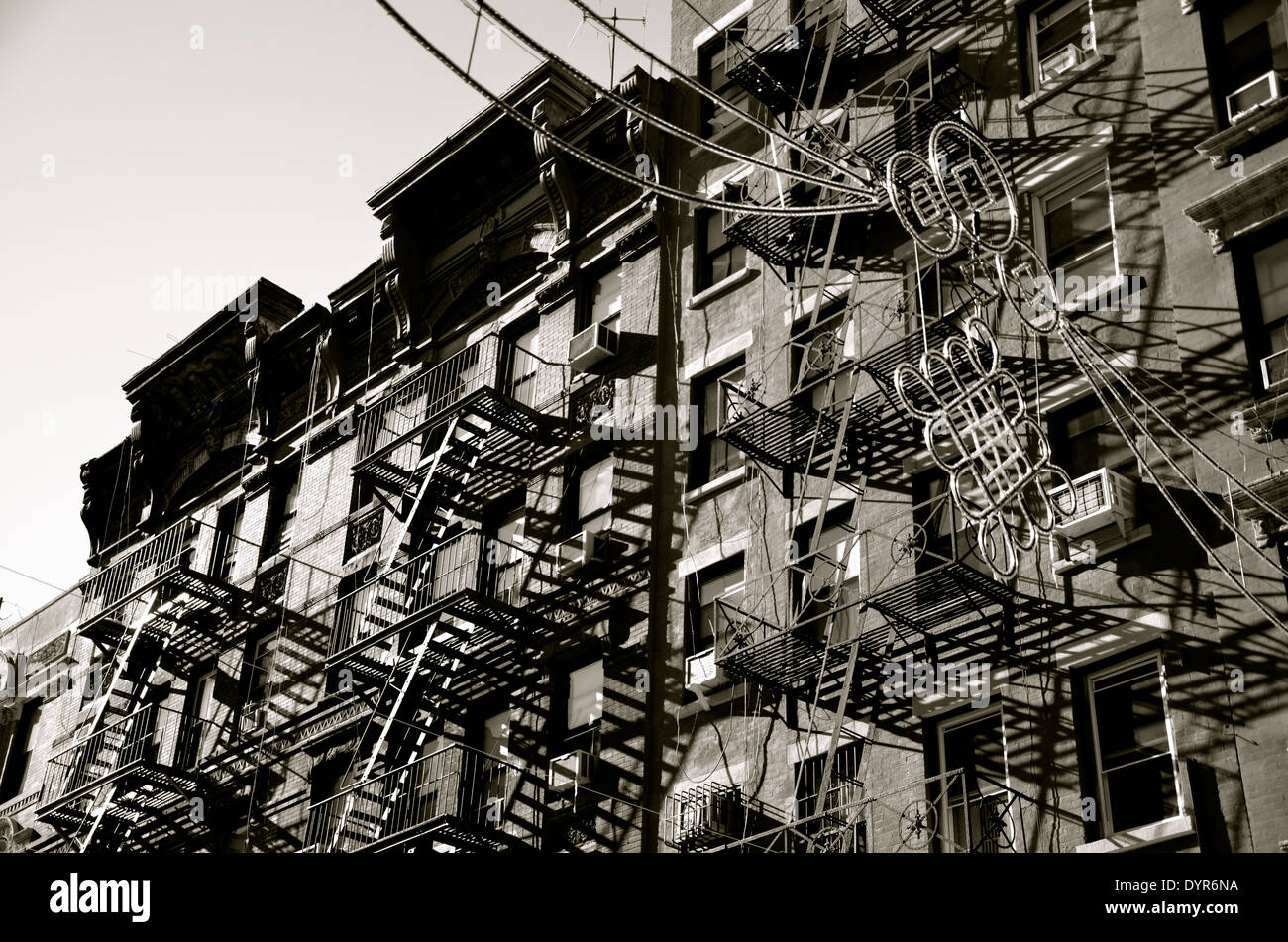 China town in New York Foto Stock