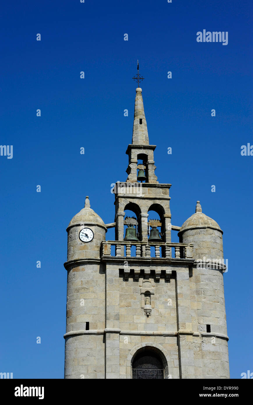 Lezardrieux vicino a Paimpol,la chiesa di Saint Jean Baptiste,Cotes-d'Armor,Bretagne,Brittany,Francia Foto Stock