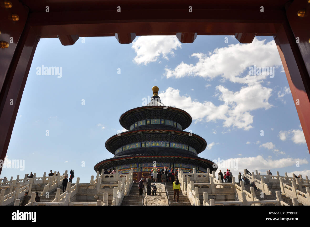 La Sala della Preghiera del Buon Raccolto situato in theTemple del cielo Park, Pechino, Cina Foto Stock