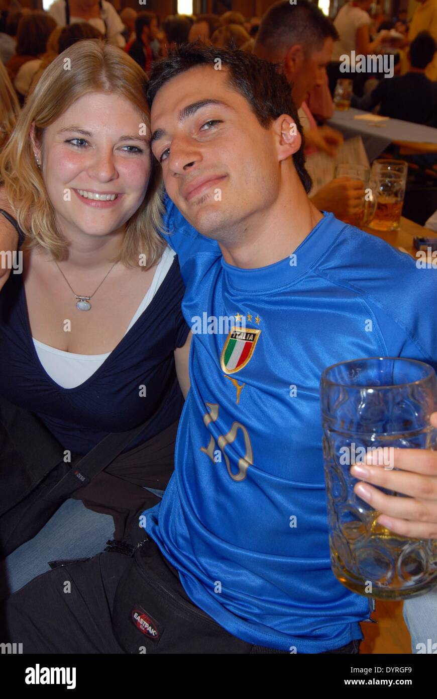 Ospiti italiani al Oktoberfest, 2006 Foto Stock