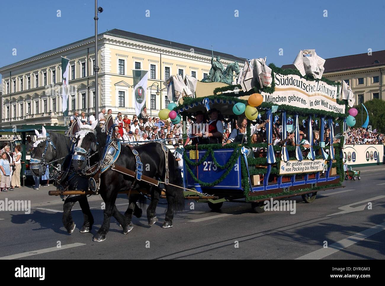 Oktoberfest a Monaco di Baviera, 2003 Foto Stock