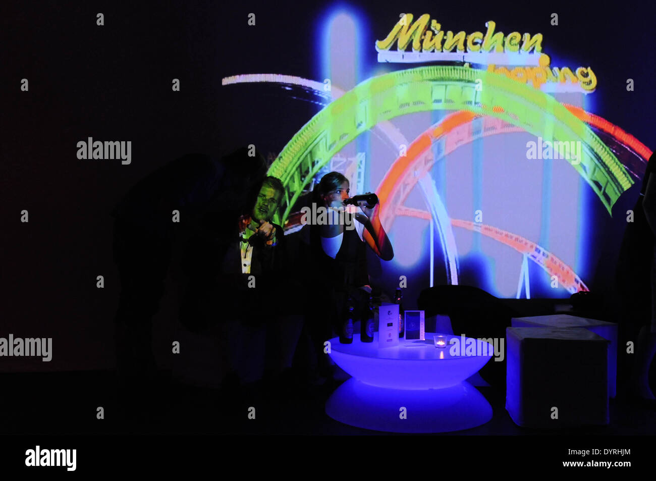 After-Wiesn-party in Loewenbraeukeller a Monaco di Baviera, 2008 Foto Stock