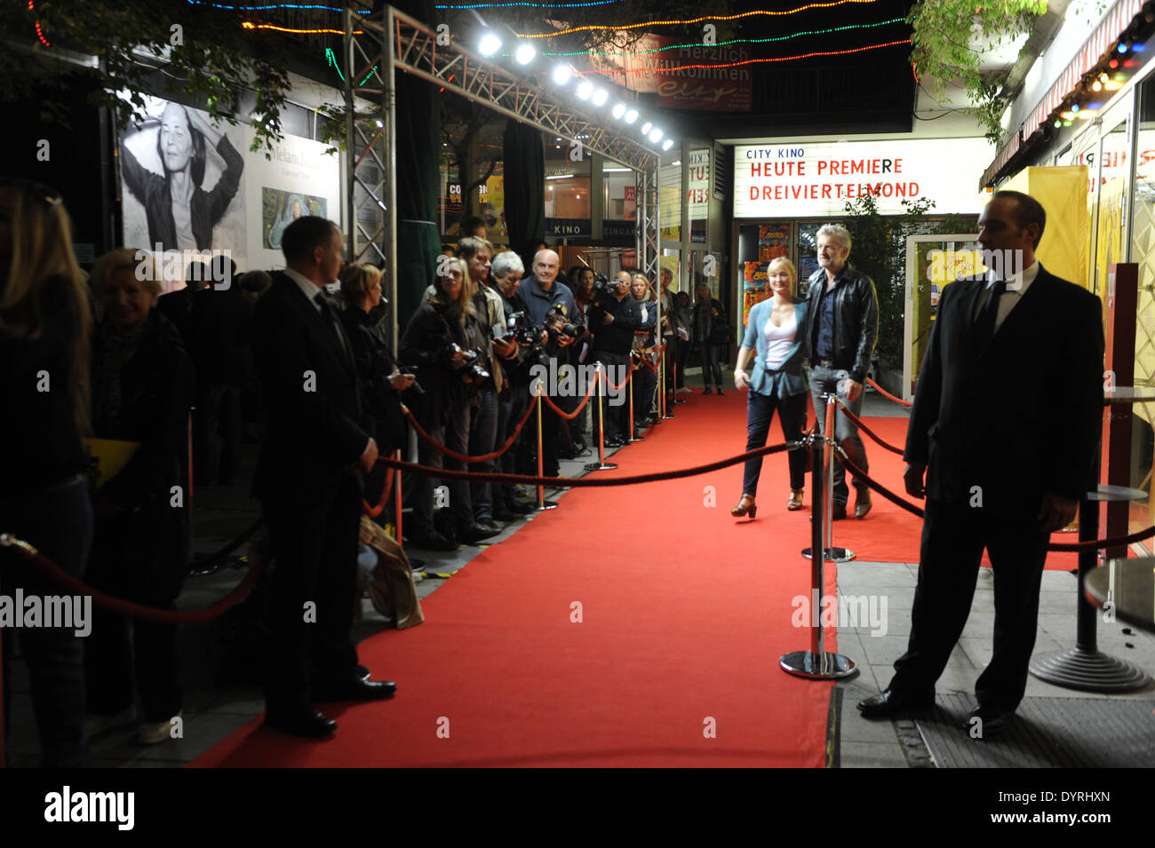 Premiere del film di "tre quarto di luna" di Monaco di Baviera, 2011 Foto Stock