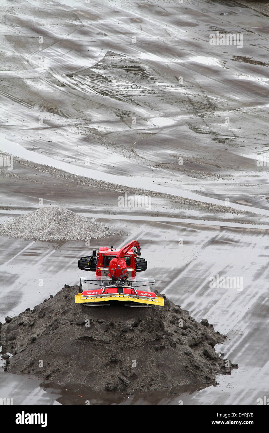 La Coppa del Mondo di Sci Alpino in annullato l'Olympiapark a Monaco di Baviera, 2012 Foto Stock