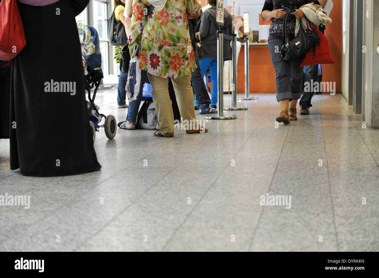 L'Ufficio di alloggiamento e la migrazione a Monaco di Baviera, 2012 Foto Stock