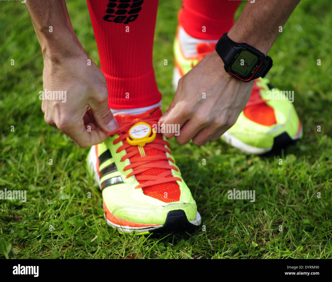 La ventisettesima maratona di Monaco di Baviera, 2012 Foto Stock