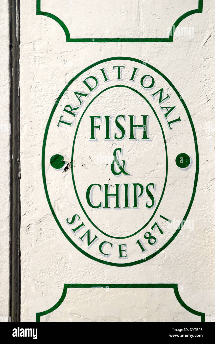 Londra, Inghilterra, Regno Unito. La Roccia e la Sogliola Passera di mare Pesce e chip shop, 47 Endell St, WC2H 9AJ Foto Stock