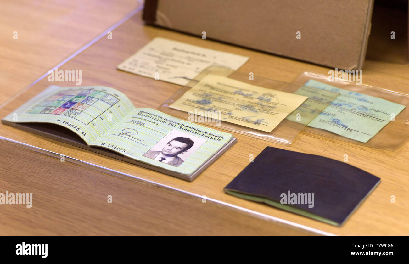 La mostra del commissario federale per la Stasi archivi Foto Stock