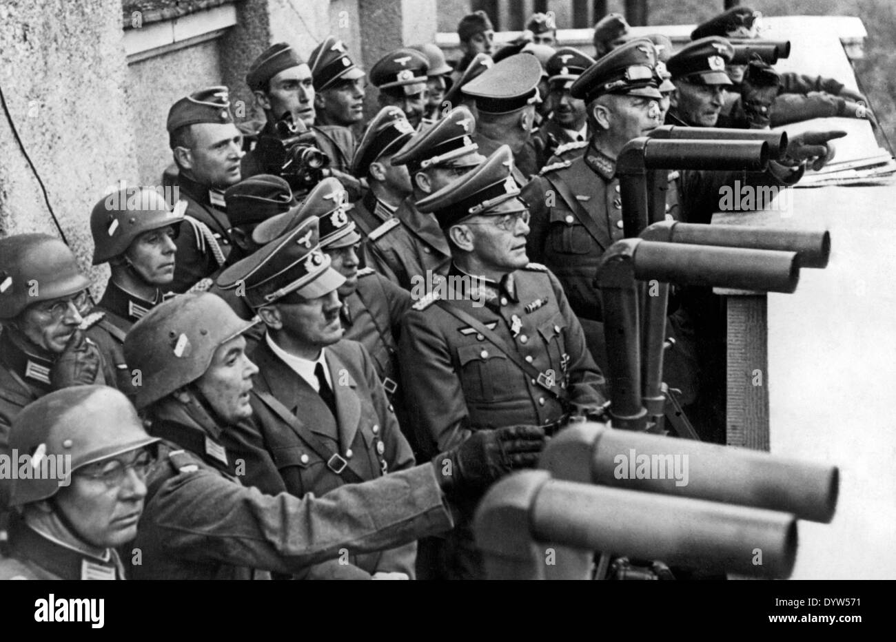 Adolf Hitler in Polonia, 1939 Foto Stock