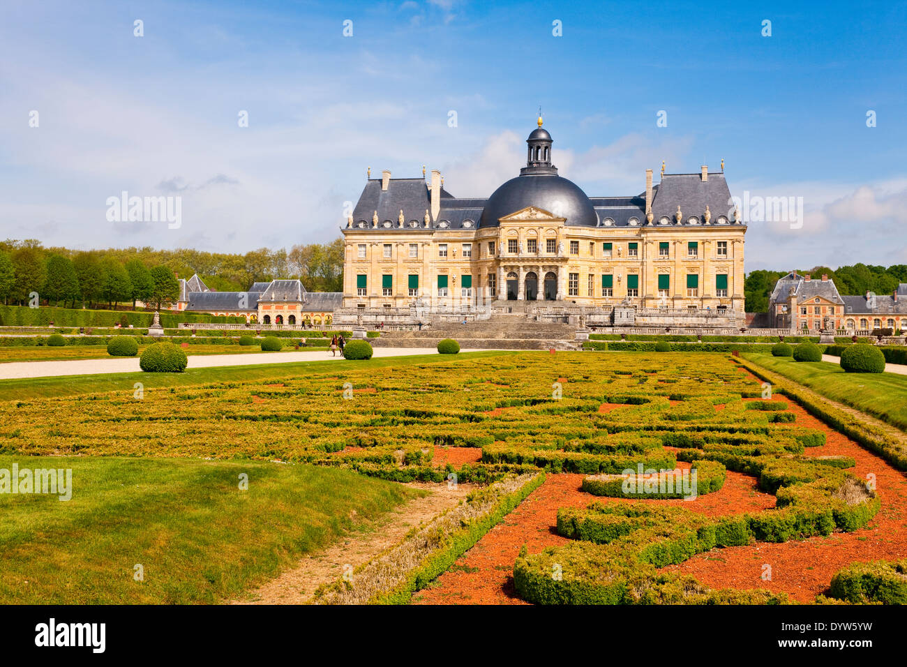 Chateau de Vaux le Vicomte, Francia Foto Stock