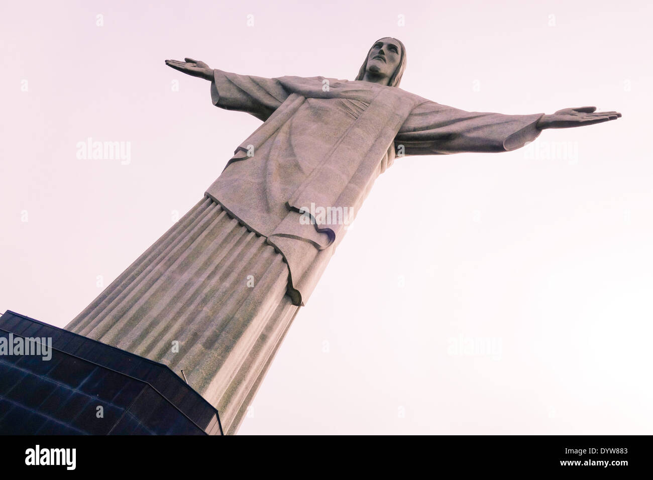 Rio de Janeiro, Parque Nacional da Tijuca, Cristo Redentor, Corcovado, Brasile Foto Stock