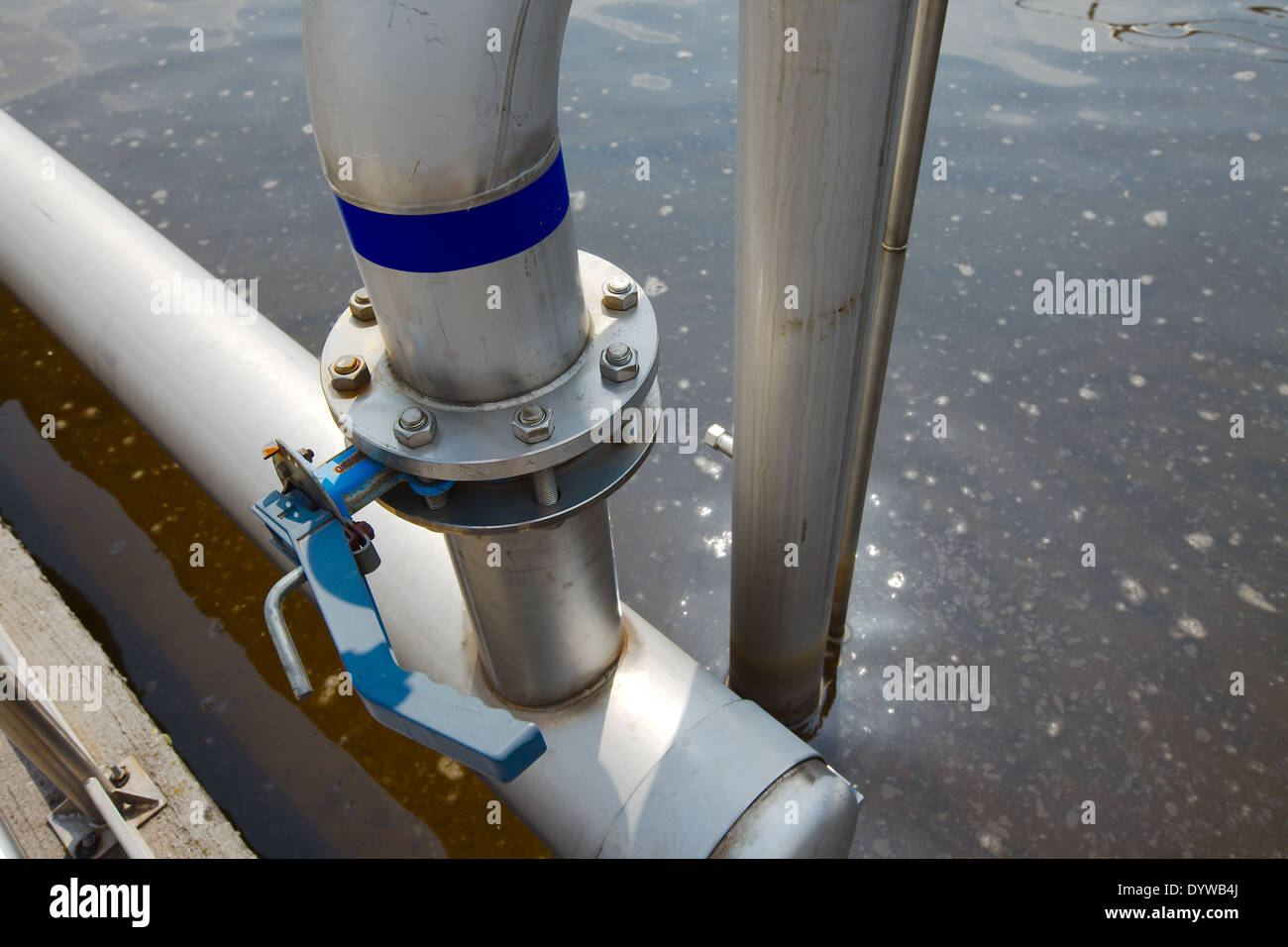 Delle acque reflue Foto Stock