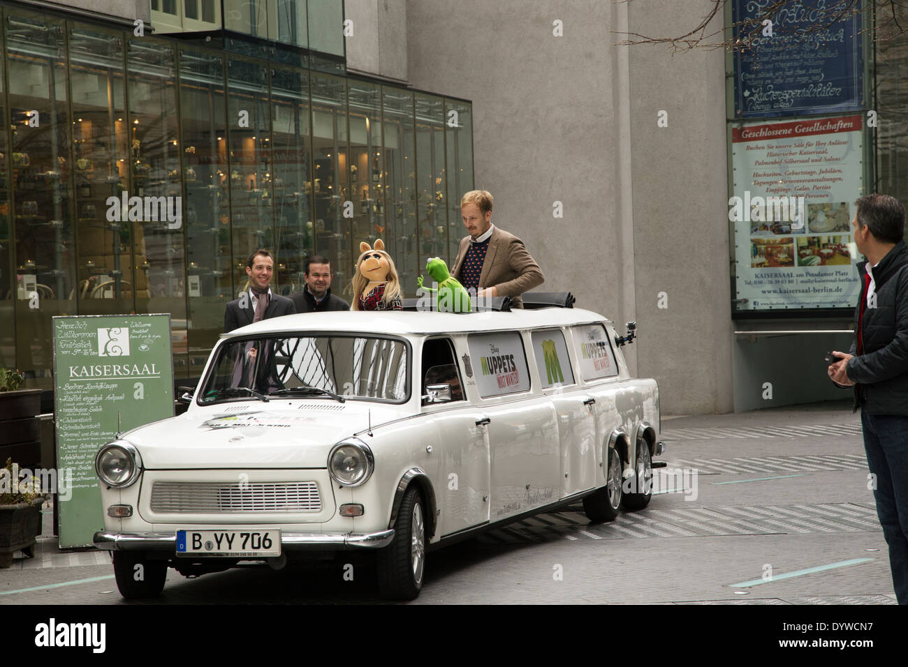 Berlino, Germania, premere evento per Disney movie Muppets - più ricercati Foto Stock