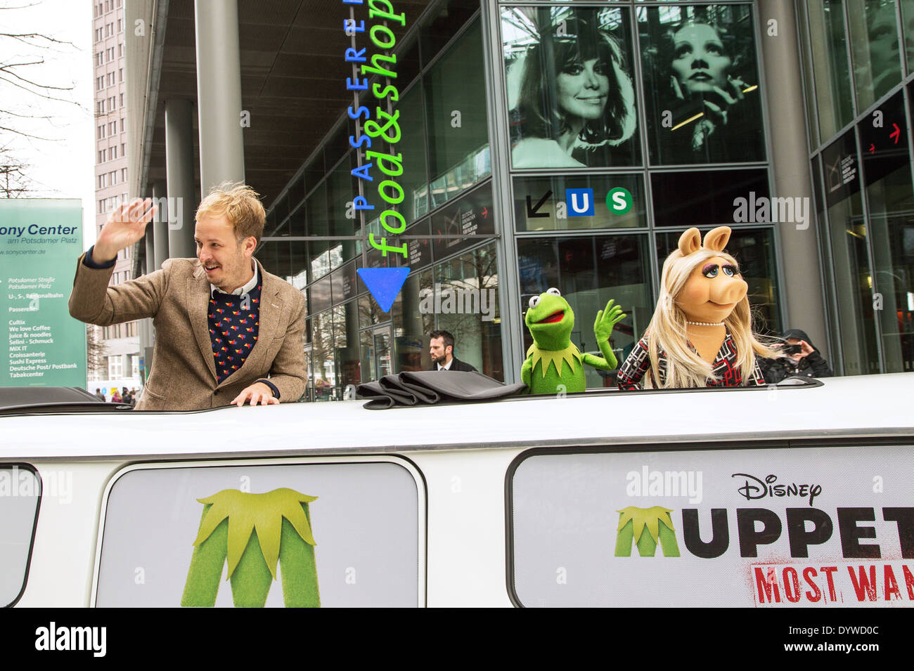 Berlino, Germania, premere evento per Disney movie Muppets - più ricercati Foto Stock