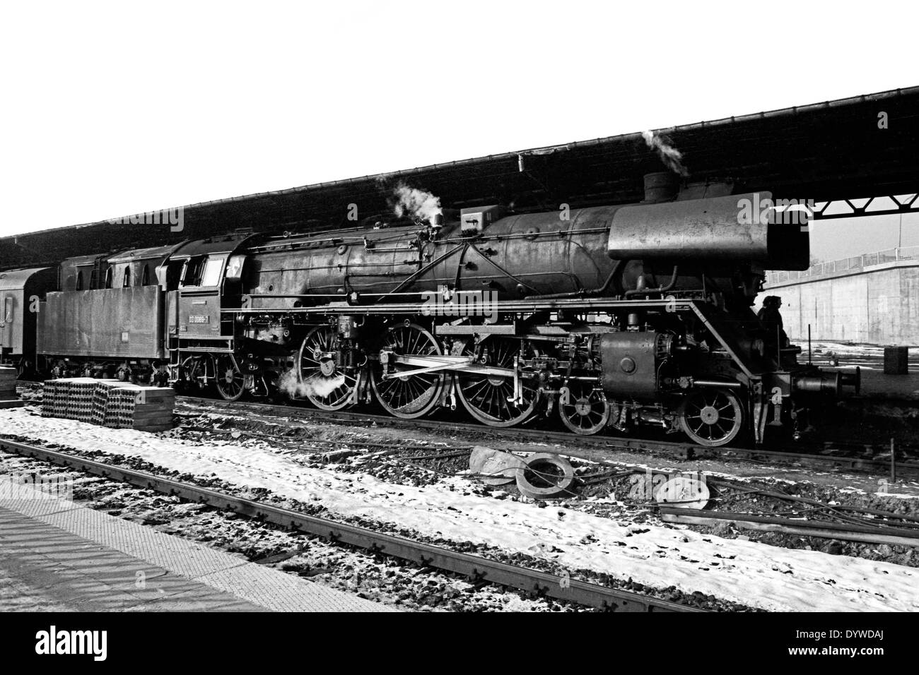 Berlino, Germania orientale, il 03 0089 nella stazione Lichtenberg Foto Stock