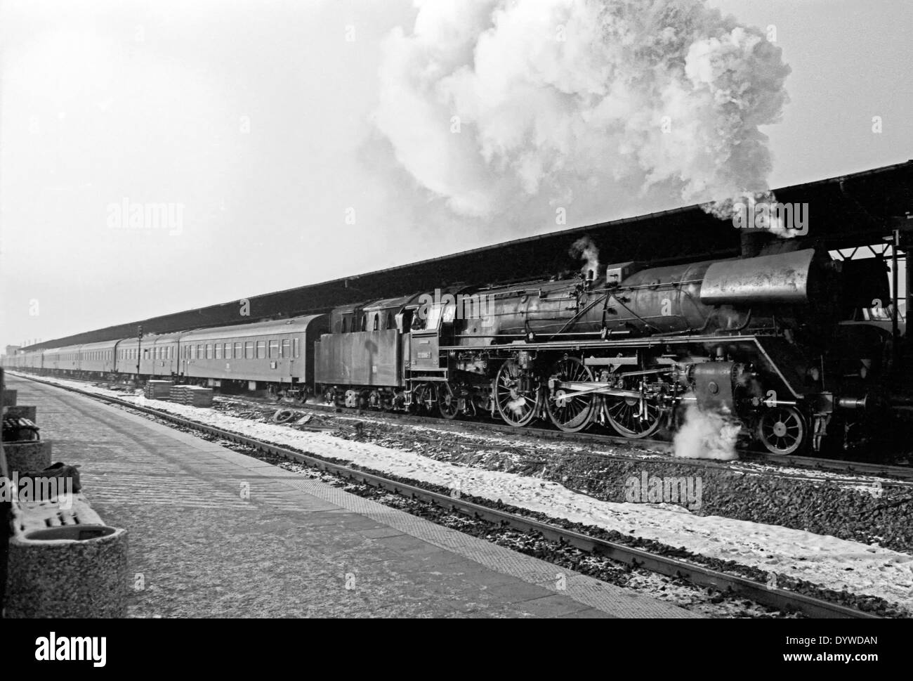 Berlino, Germania orientale, il 03 0089 nella stazione Lichtenberg Foto Stock