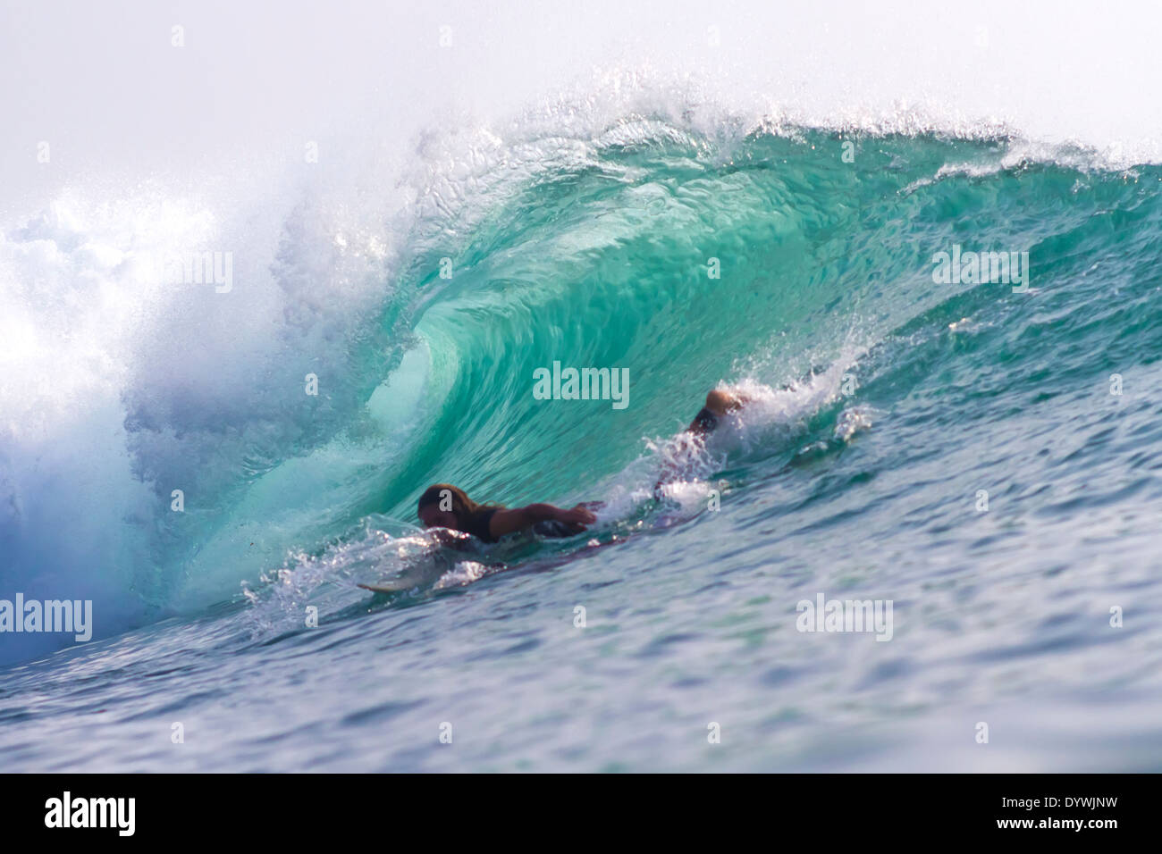 Oceano onda. Isola di Bali. Indonesia. Foto Stock