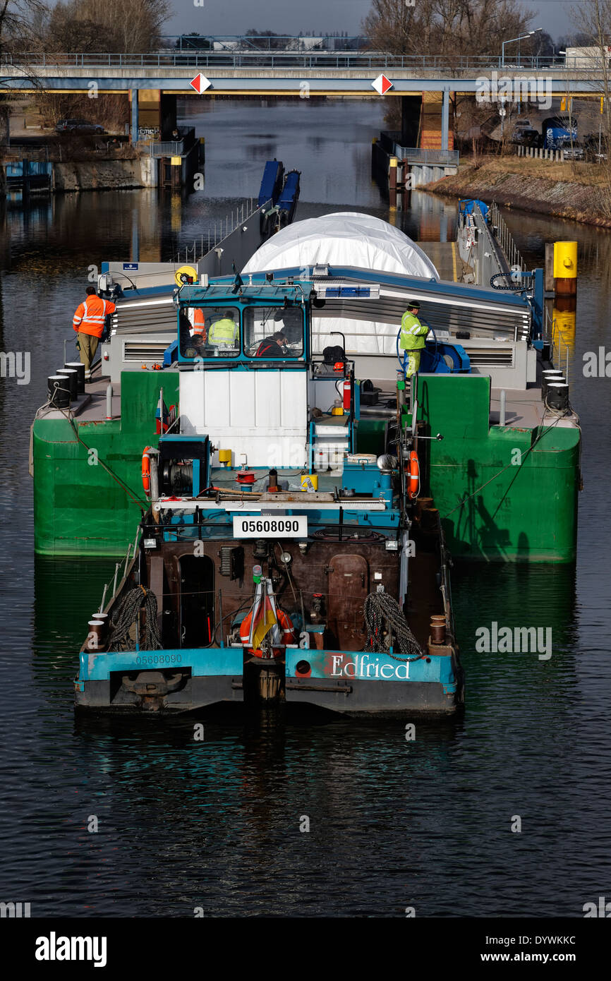 Berlino, Germania, con la turbina a gas Schwergutshuttle Foto Stock