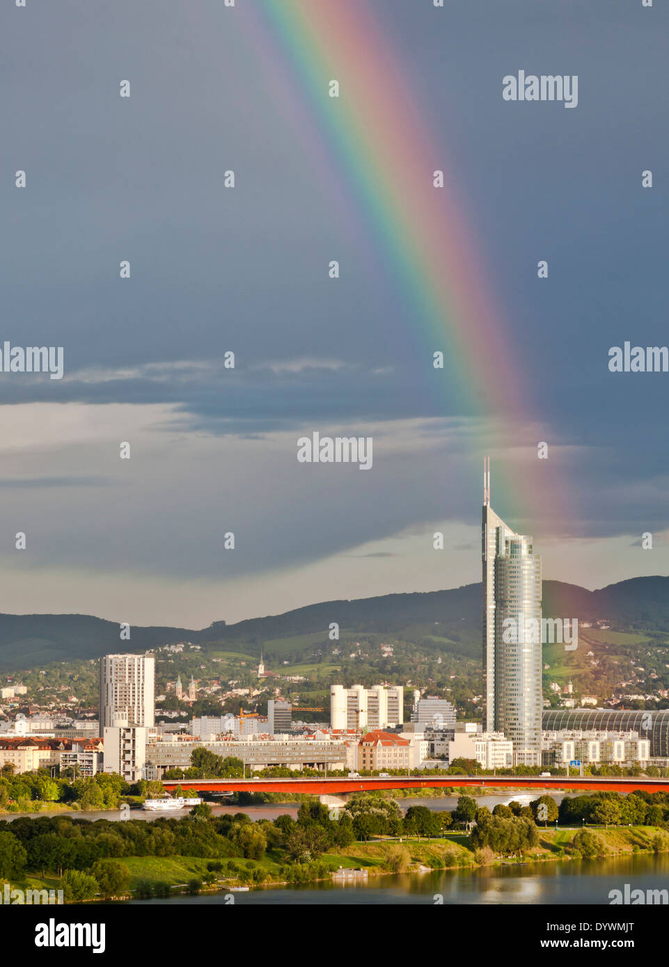 Millenium Tower, Vienna, Austria Foto Stock