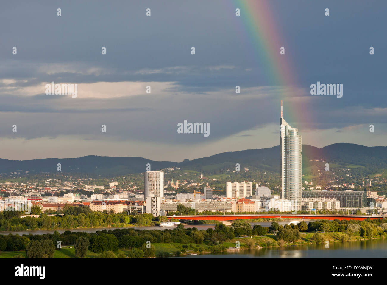 Millenium Tower, Vienna, Austria Foto Stock